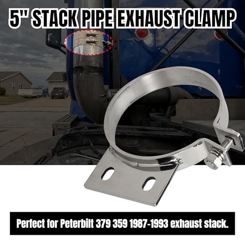 5" Stack Exhaust Clamp for Peterbilt 379 359987-993 Exhaust Stack Pipe 5 inch 1