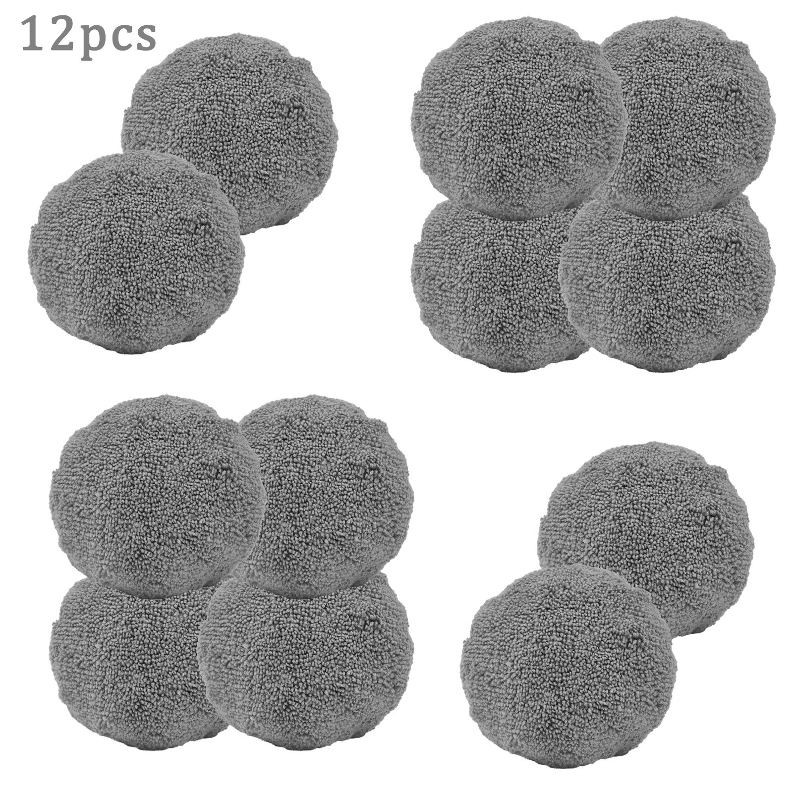 12x Clean Cloths Wet/Dry Pad For Hobot 168 188 188C 198 358 368 388 Window Robot