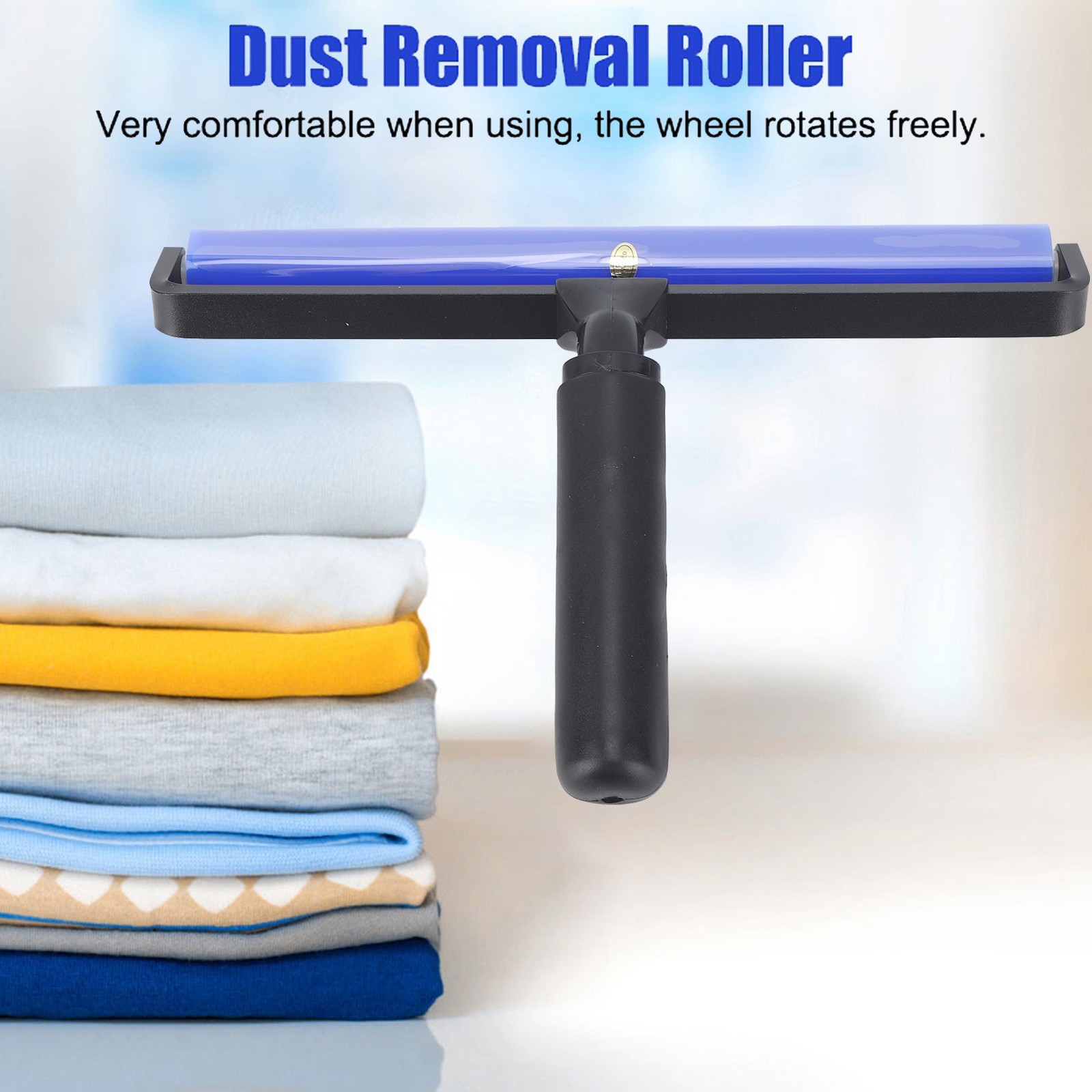 Static Roller Dust Removal Roller Super Sticky Blue Silicone Soft Static Action