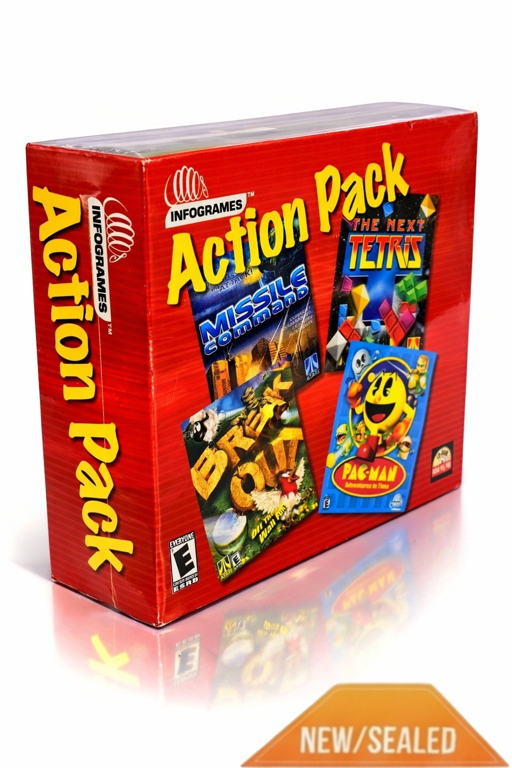 Infogrames Action Pack PC – Sealed Retro Atari Classics Pac‑Man Tetris Bundle