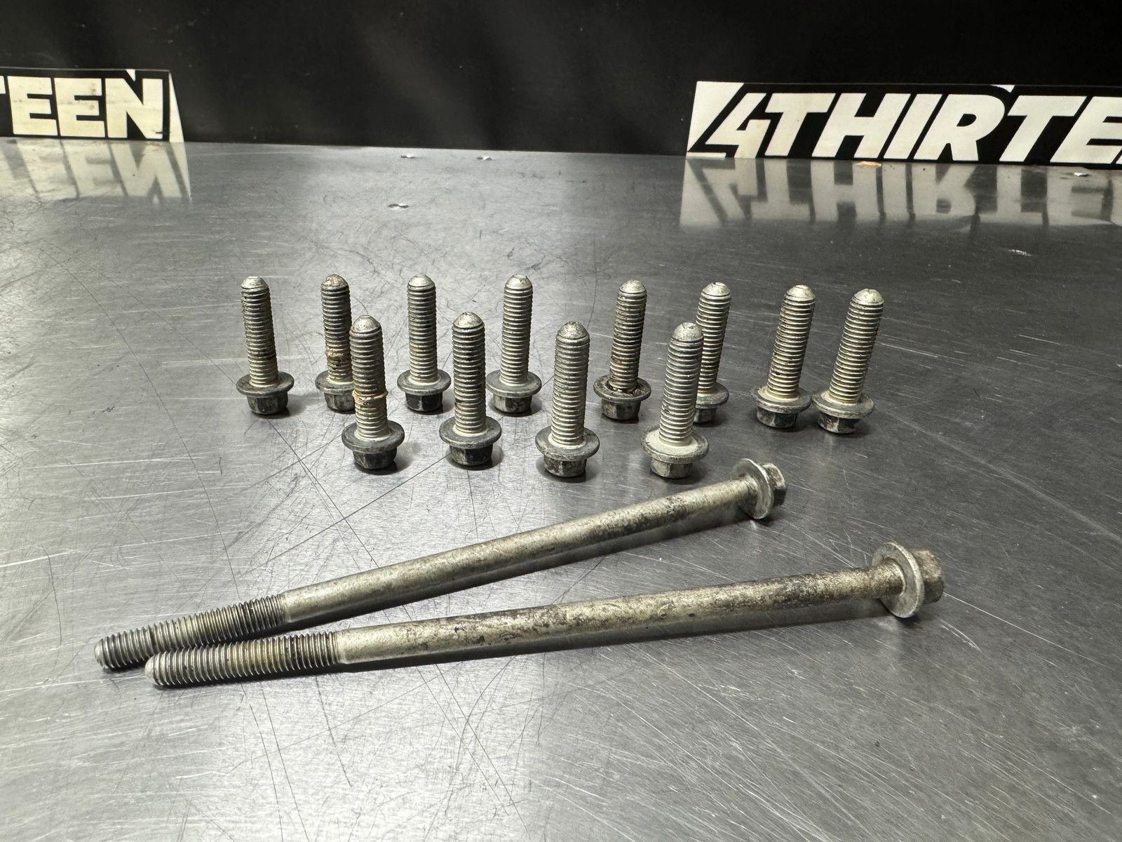00-04 CORVETTE C5 ENGINE OIL PAN BOLT SET OEM #K64