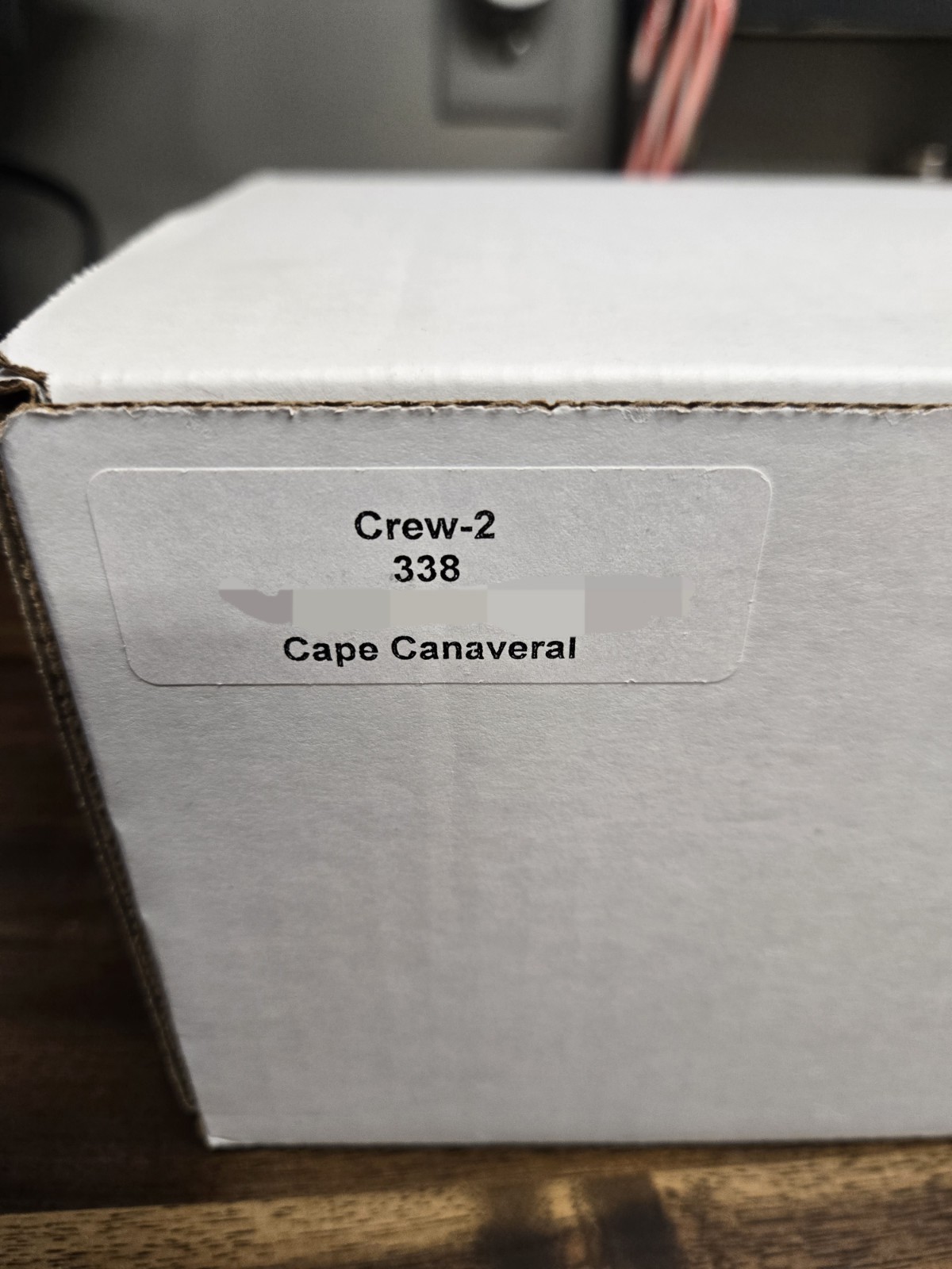 Authentic SpaceX Dragon Crew-2 Flight Seat Leather.