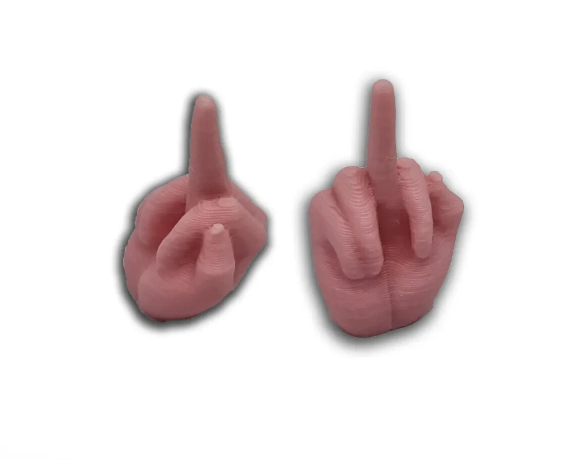 Bag of Hands | Middle Fingers in Bulk | Tiny Middle Fingers | Party Favors | Nov