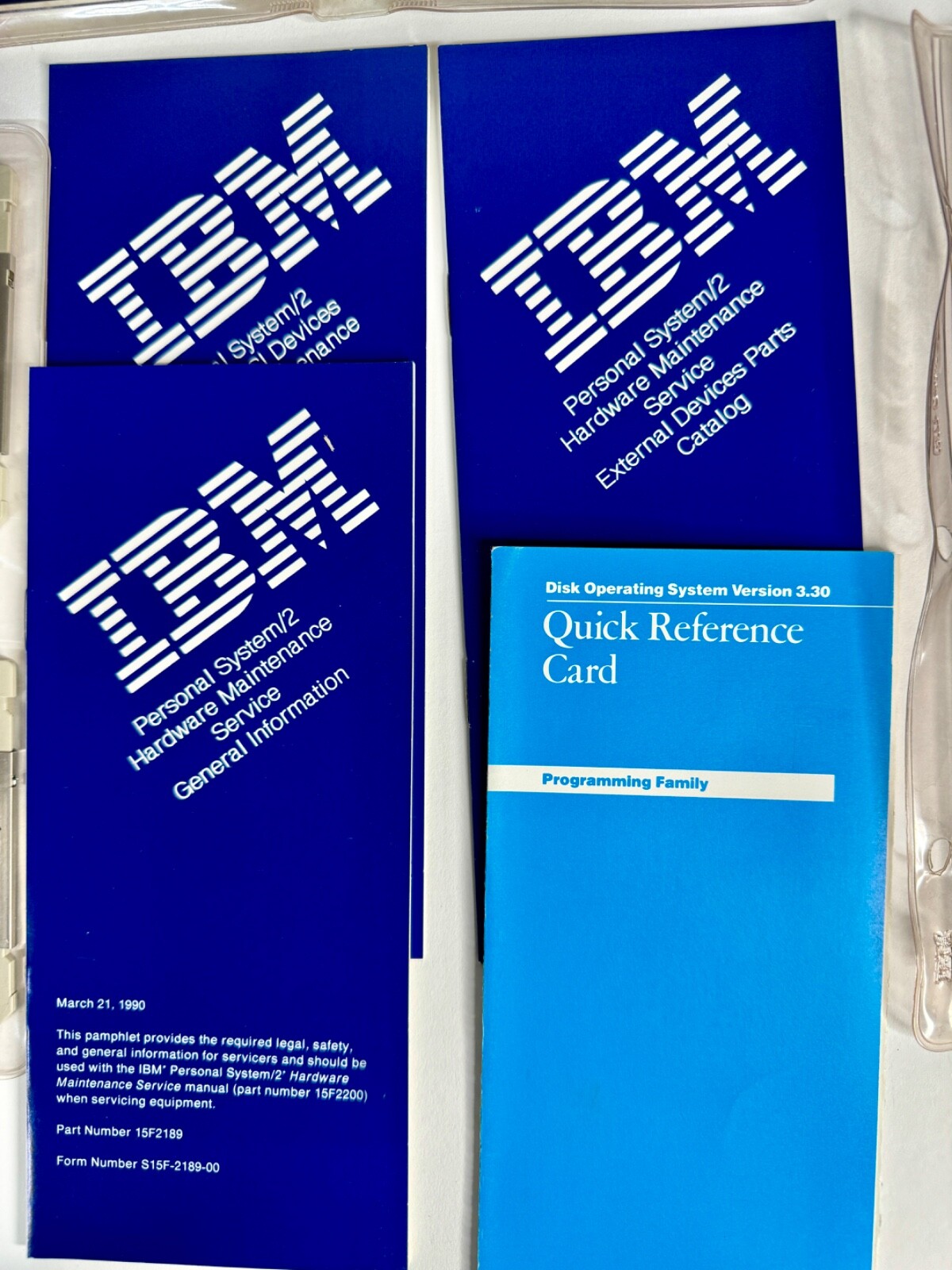 Vintage IBM PS/2 Hardware Maintenance Service Technical Reference Kit - RARE