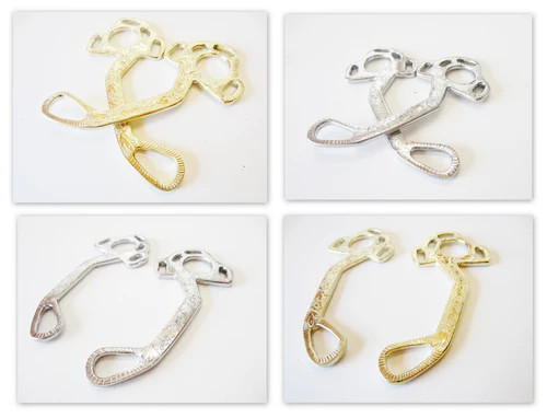 Hackamore "Exquisite" Silver or Gold Brass Color Ornate
