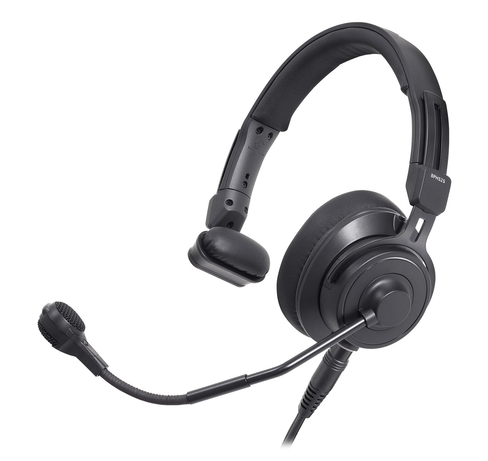 Audio Technica BPHS2Sa-XF4 Single-Ear Dynamic Broadcast Headset w/ 4-Pin XLRF