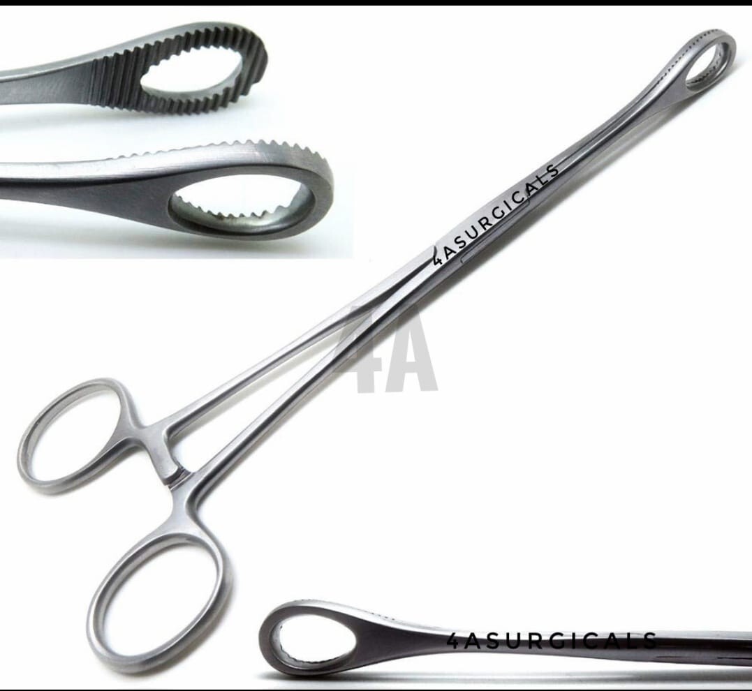 4A Sponge Holding Forceps 8"Inches  Set of 2