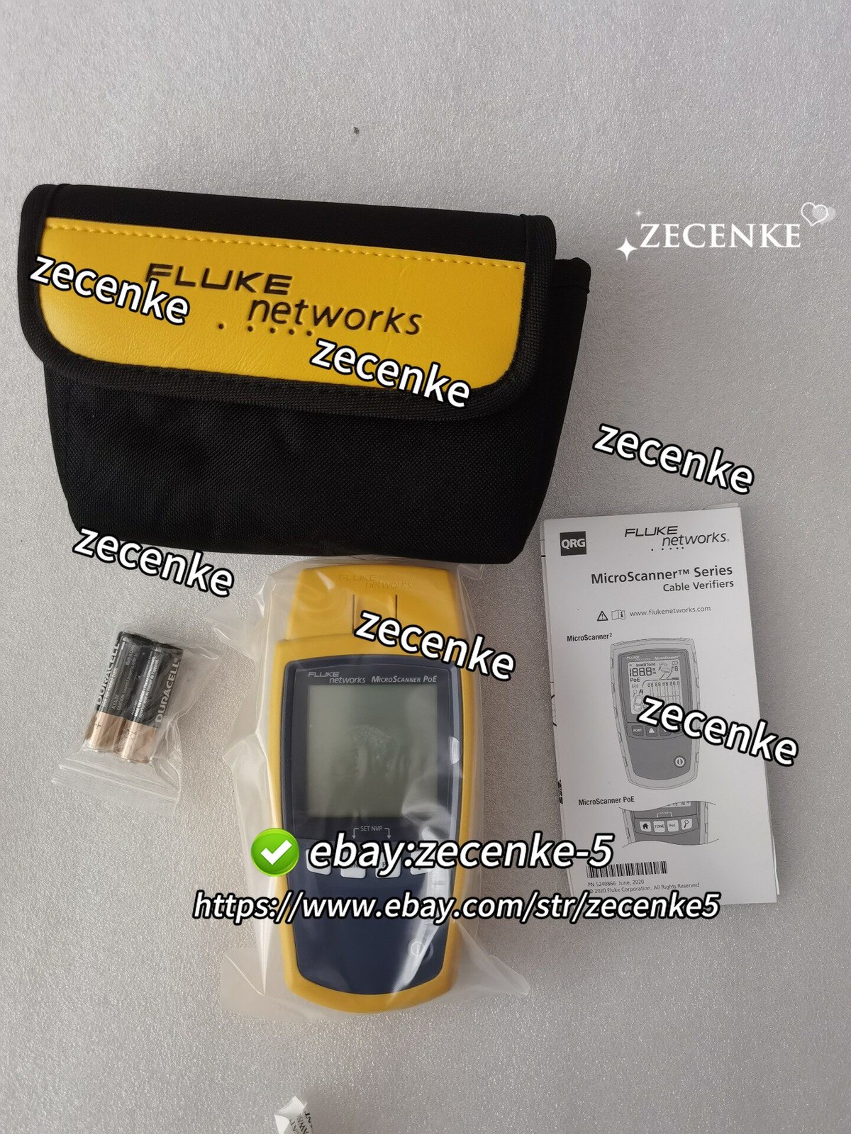 Fluke Networks MS-POE Cable Tester, Connector Type RJ45