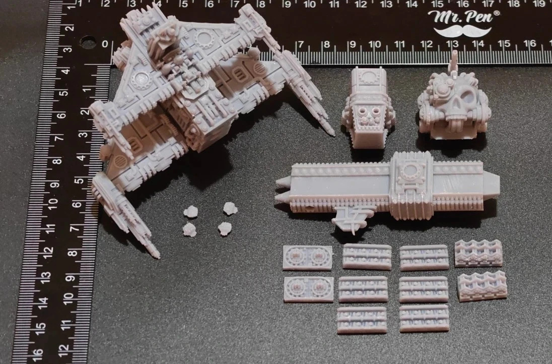 Large Lot Battlefleet Gothic Mechanicus Spaceships Fleet - Compatible with BFG