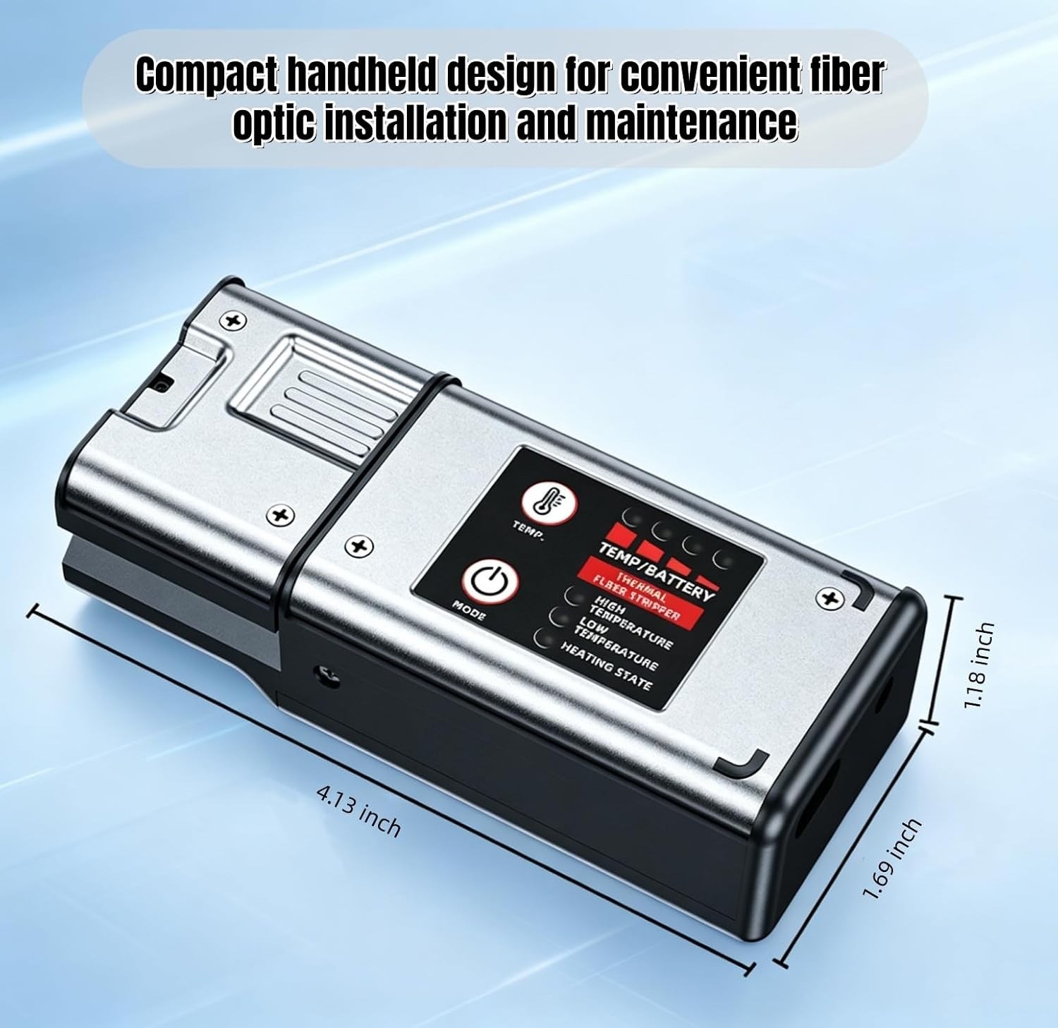 Fiber Optic Thermal Stripper – Multi-Fiber Ribbon Stripping Tool 8-Level Control
