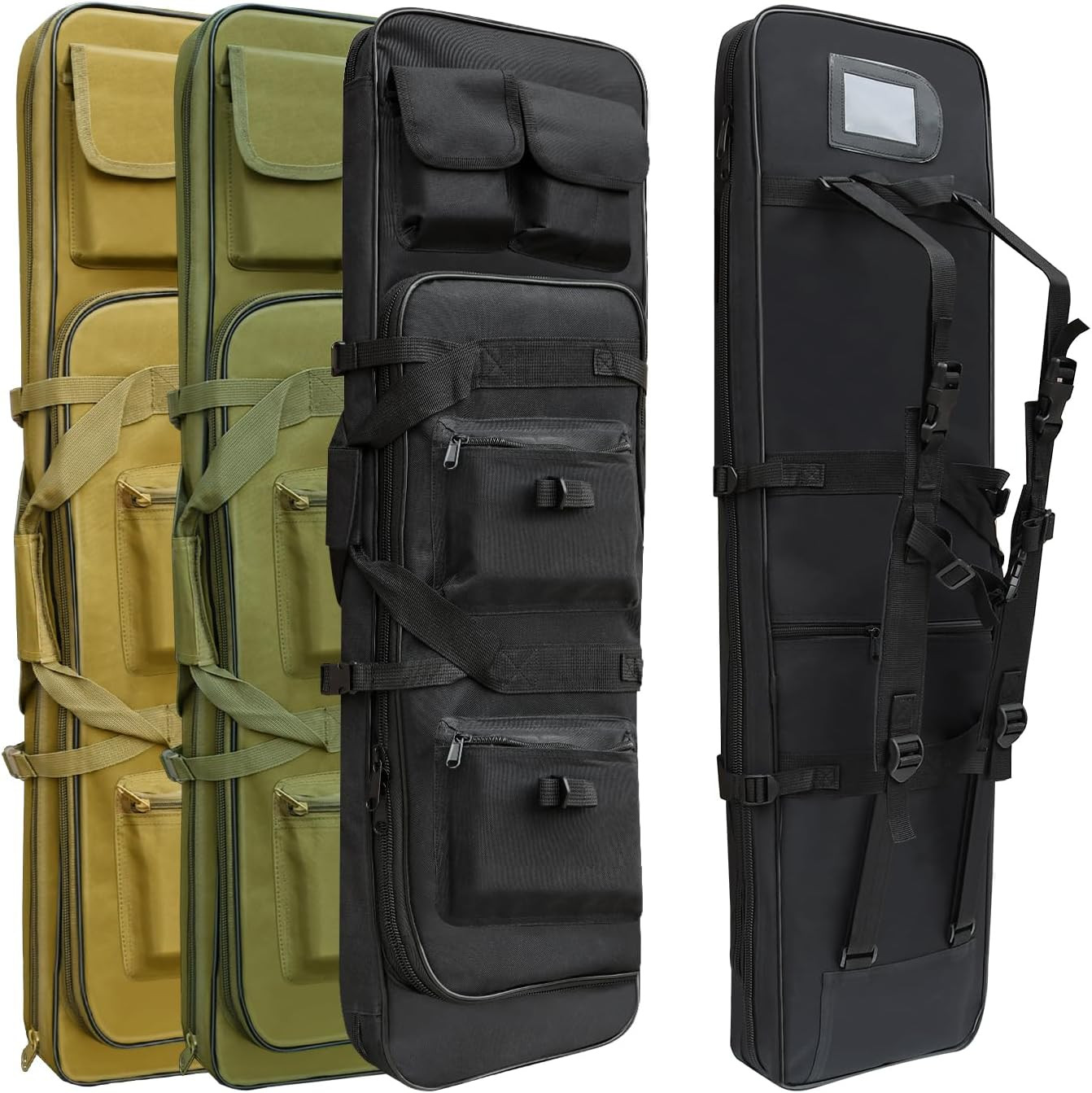 Rifle Bag, Tactical Long Rifle Backpack, Portable Shotgun Case for Firearm Stora