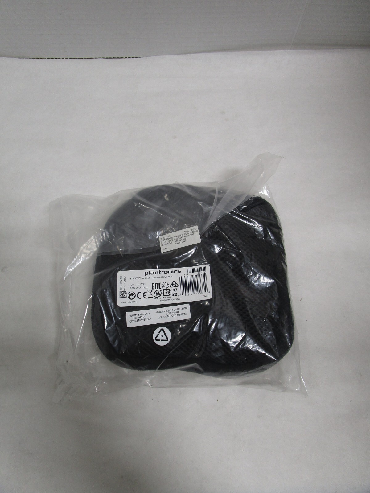 PLANTRONICS BLACKWIRE 5210 207577-03 NEW NO BOX SEE PHOTOS SHIPS FREE