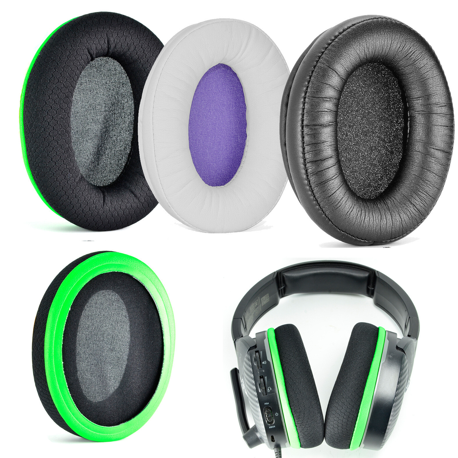 2Pcs Ear Pads Cushion Replacement For Turtle Beach Recon 200 Gaming Headset