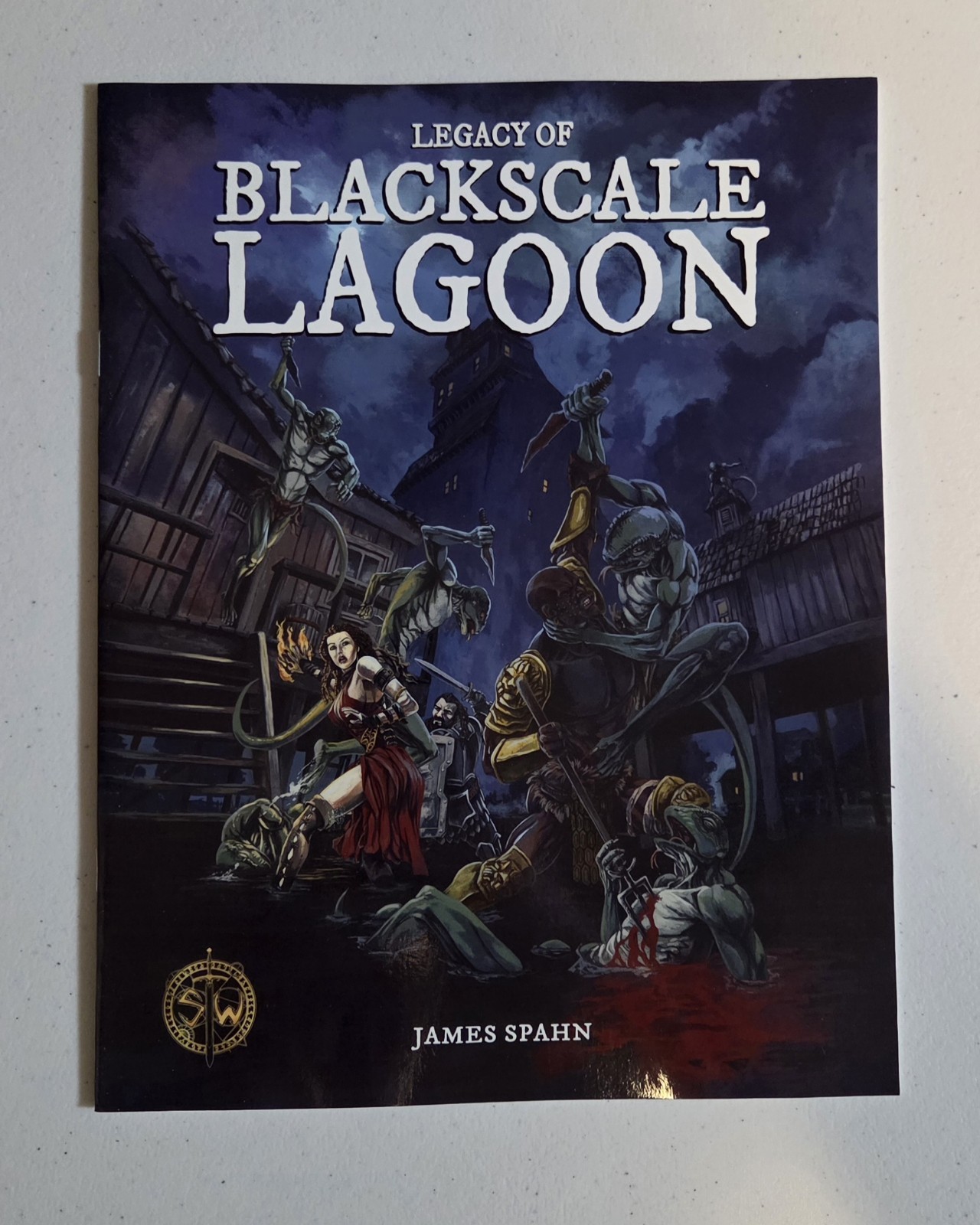Mythmere Swords & Wizardry Legacy of Blackscale Lagoon Book by James Spahn