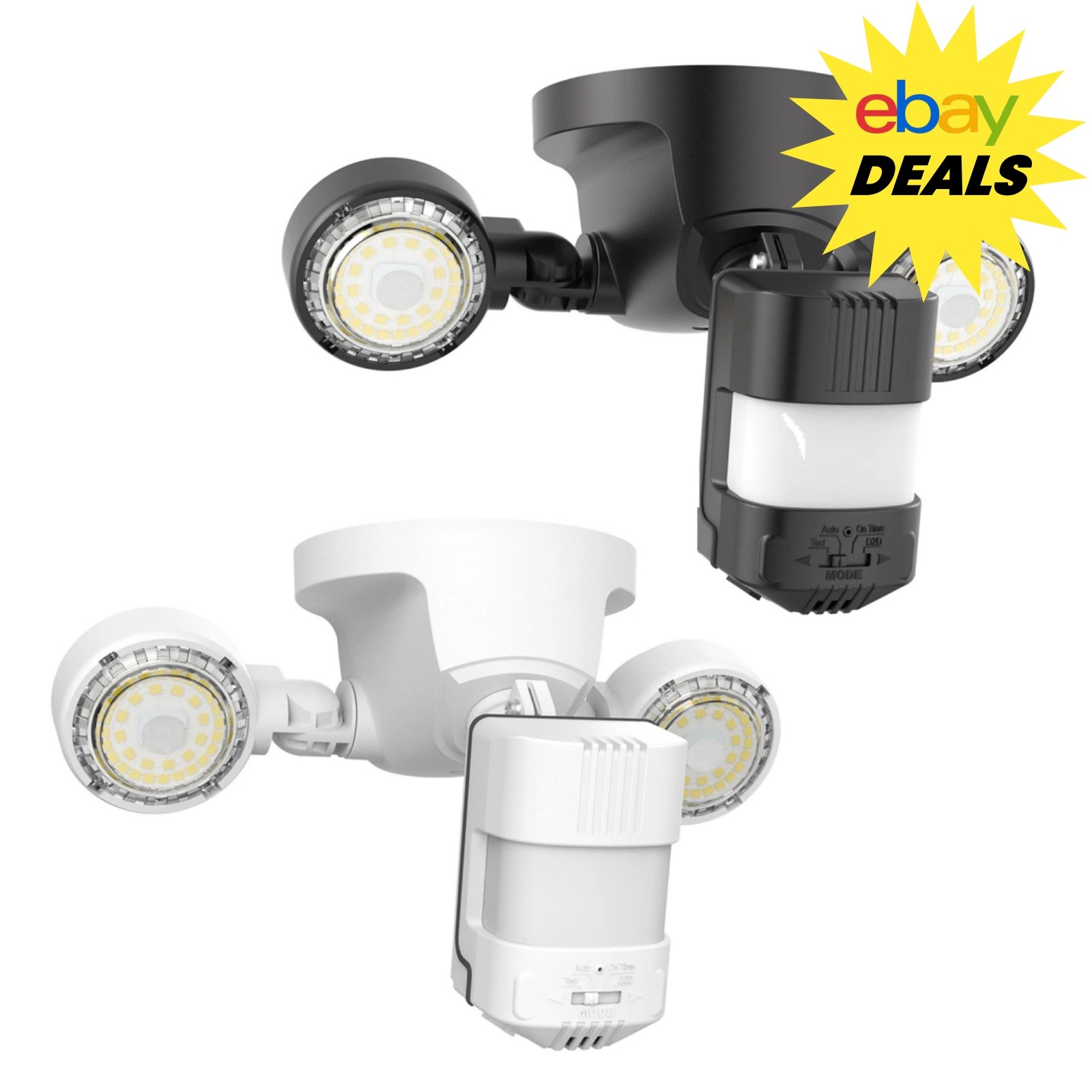 SANSI 3000LM 25W LED Motion Sensor Outdoor Dusk to Dawn LED Security Floodlight