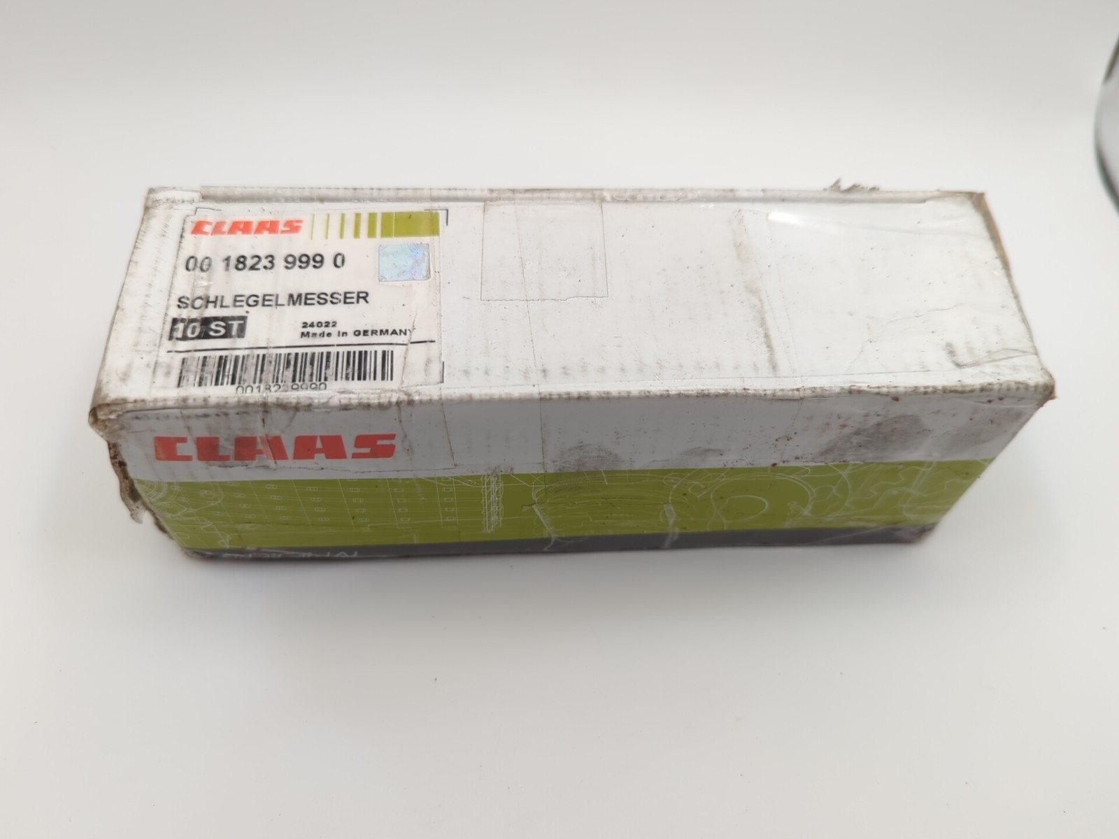 Claas 00 1823 999 0 Schlegelmesser Straw Chopper Flail Blades 10 ST Pack New OEM