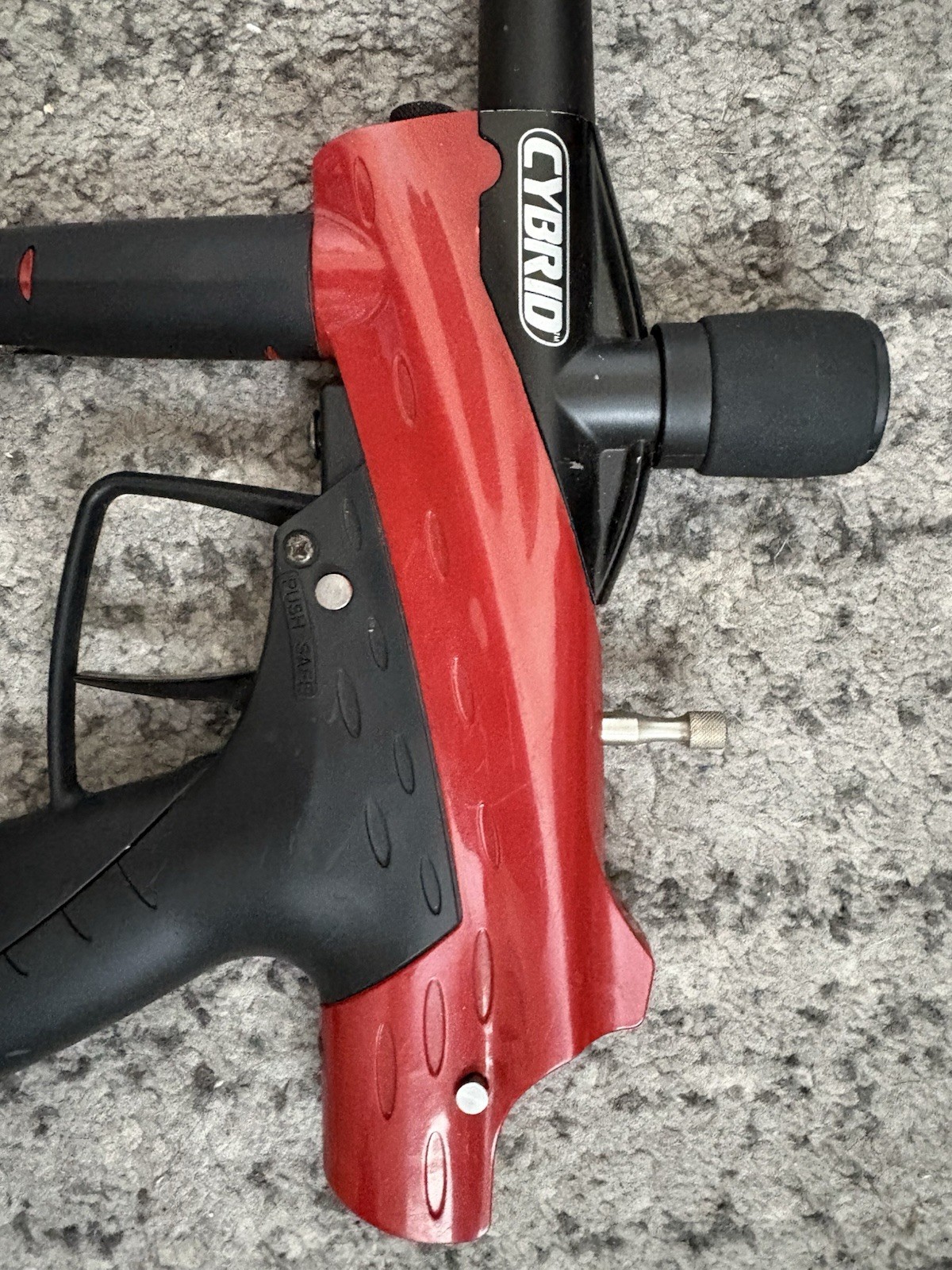 JT Cybrid Paintball Marker Black & Red – Model Cybrid, Paintball Gun Black Red
