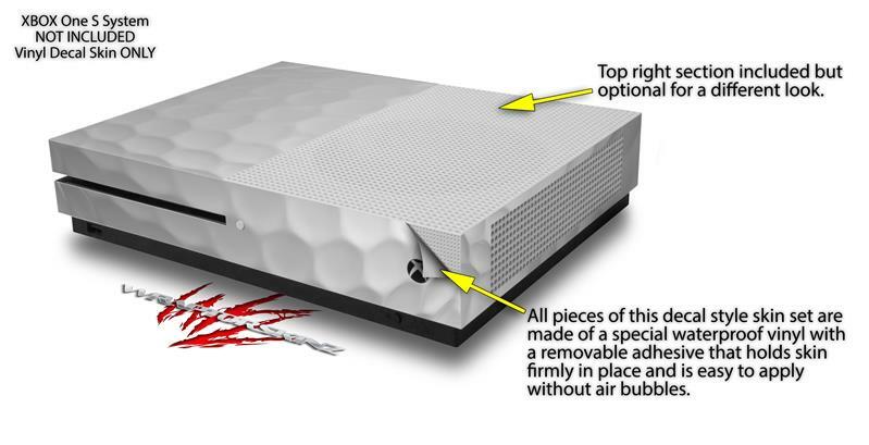 Skin XBOX One S Console Controller Golf Ball