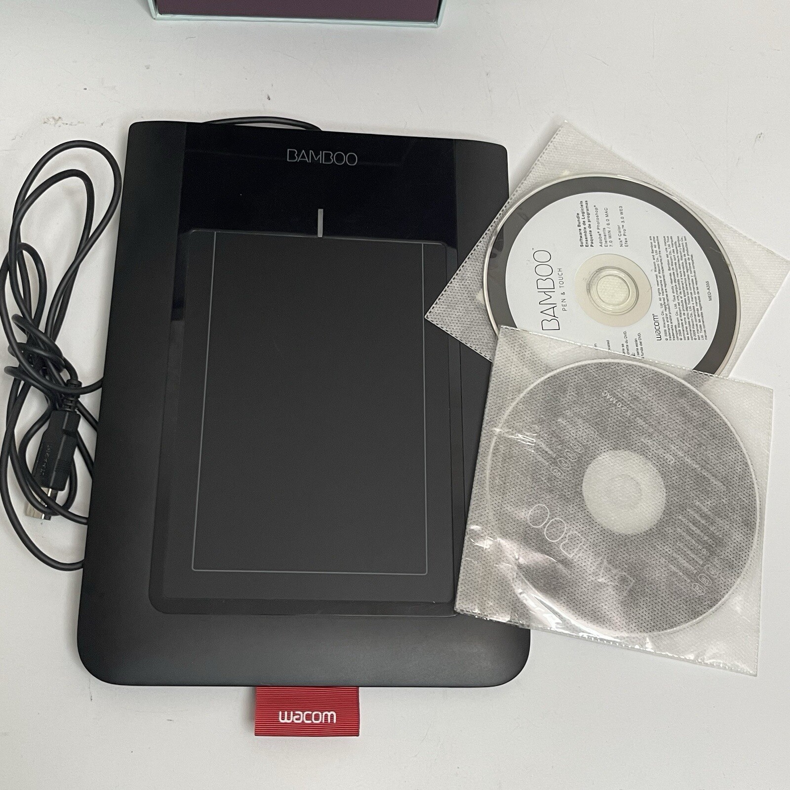 Wacom CTL-460 Bamboo Pen And Touch Graphics Tablet (Tablet Only)