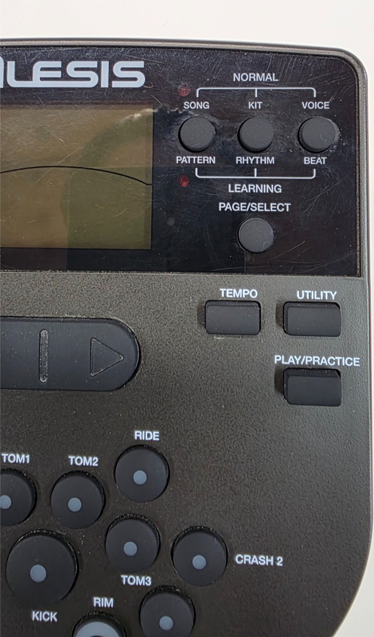 Alesis Nitro Drum Module DM7X With Wiring Harness Cable & AC Power Adapter