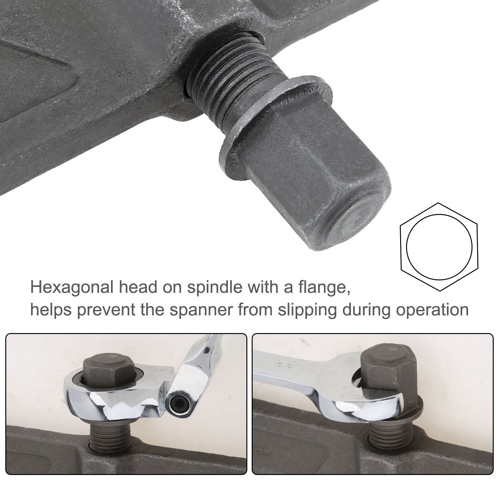 8 Inch Two-claw Puller Adjustable Rust-proof Non-slip Separate Lifting Device