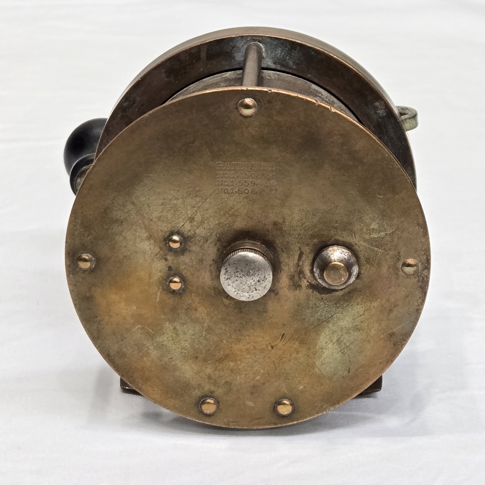 Vtg Four Bros 4 Brothers Sumco 2258 Fishing Reel Heavy Brass