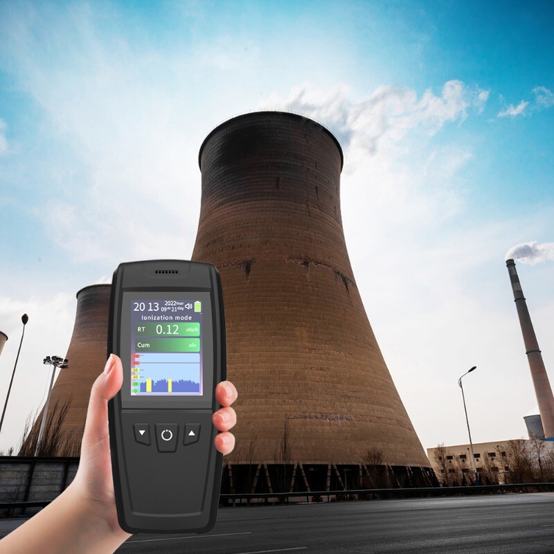 Test Beta Gamma X Ray Nuclear Black Nuclear Radiation Detector with LCD Screen