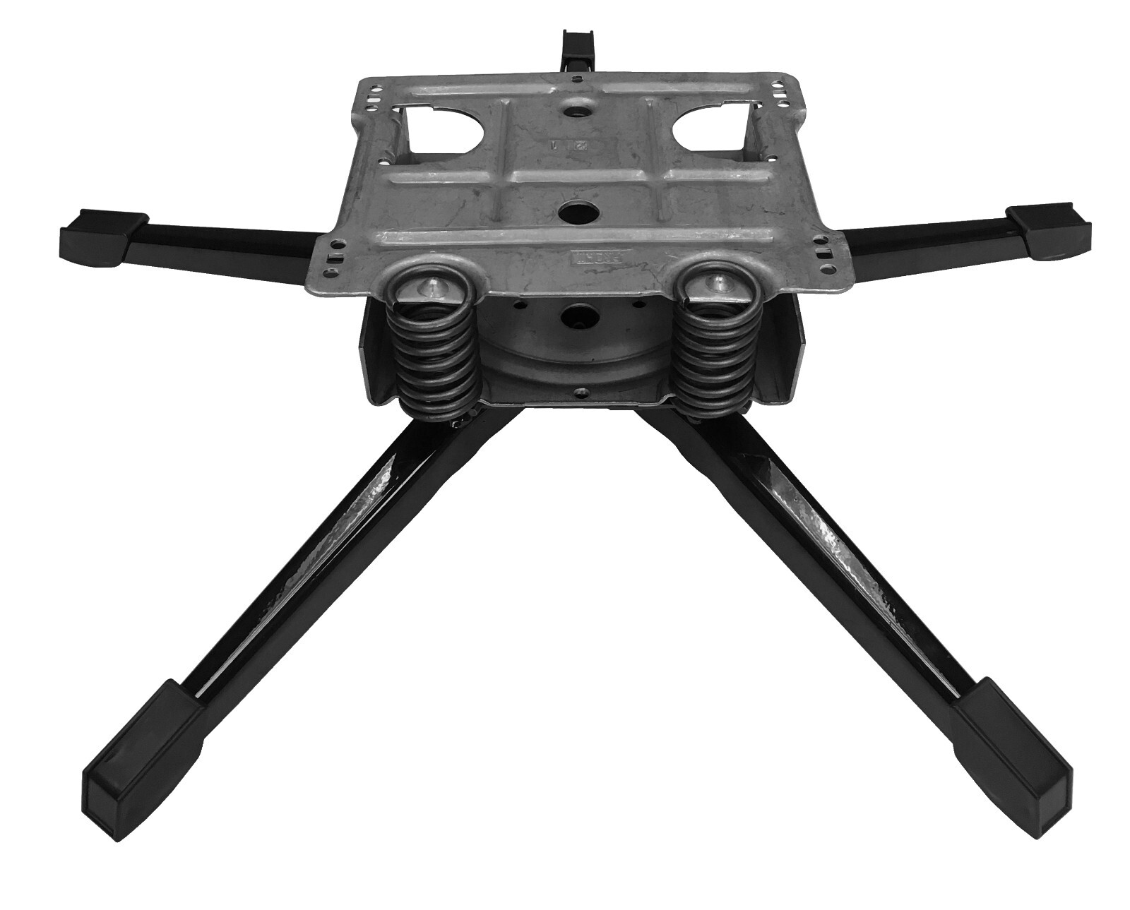 25" Replacement Recliner Base w/ Pitched Swivel Rocker Box Plate, 5-Leg w/ Caps