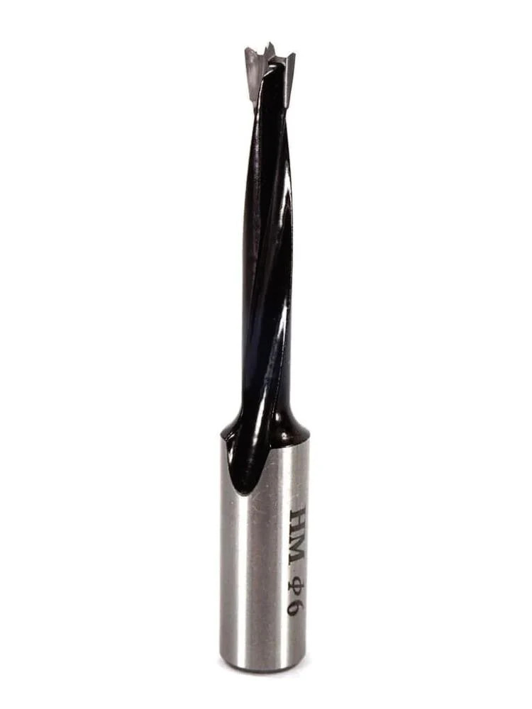 Whiteside DB6-70 Right Hand Brad Point Dowel Drill 6mmCD,70mmOAL