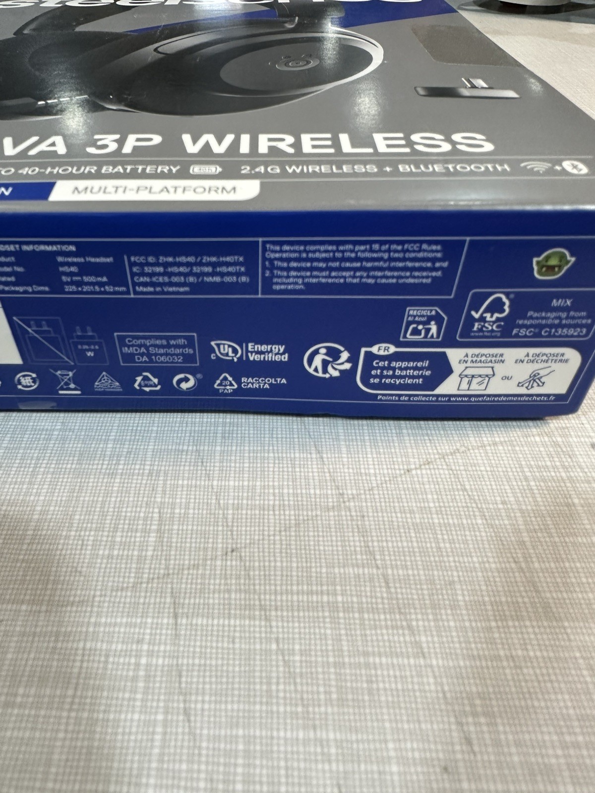 Sealed SteelSeries Arctis Nova 3P Wireless Multi-Platform Gaming Headset