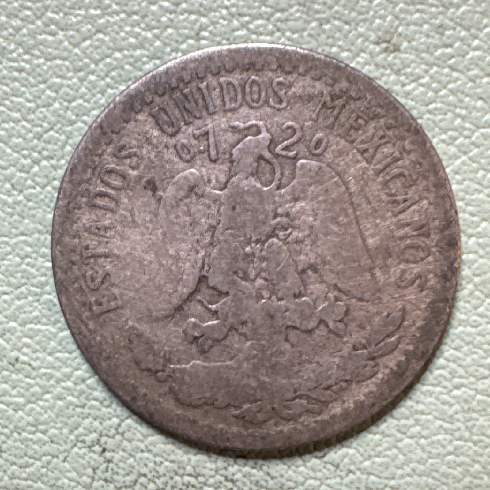 1921 Mexico 20 Centavos 0.720 Silver ASW 0.0772