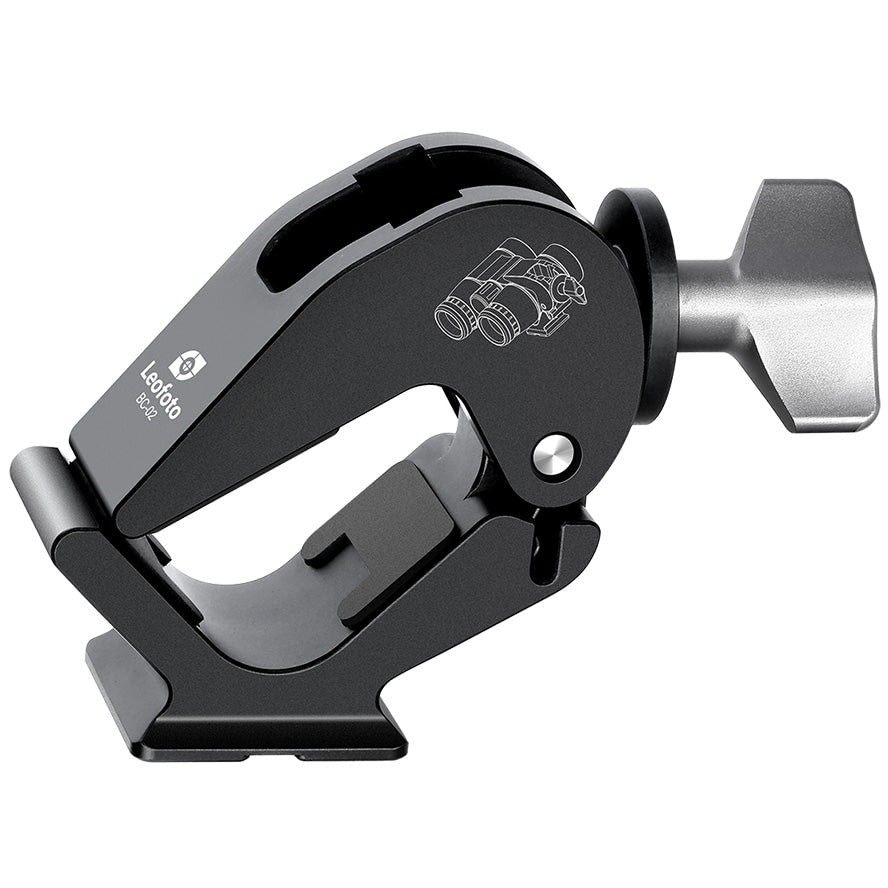 Leofoto BC-02 Binoculars Adapter, ARCA Style Dovetail Standard, 28-60mm dia