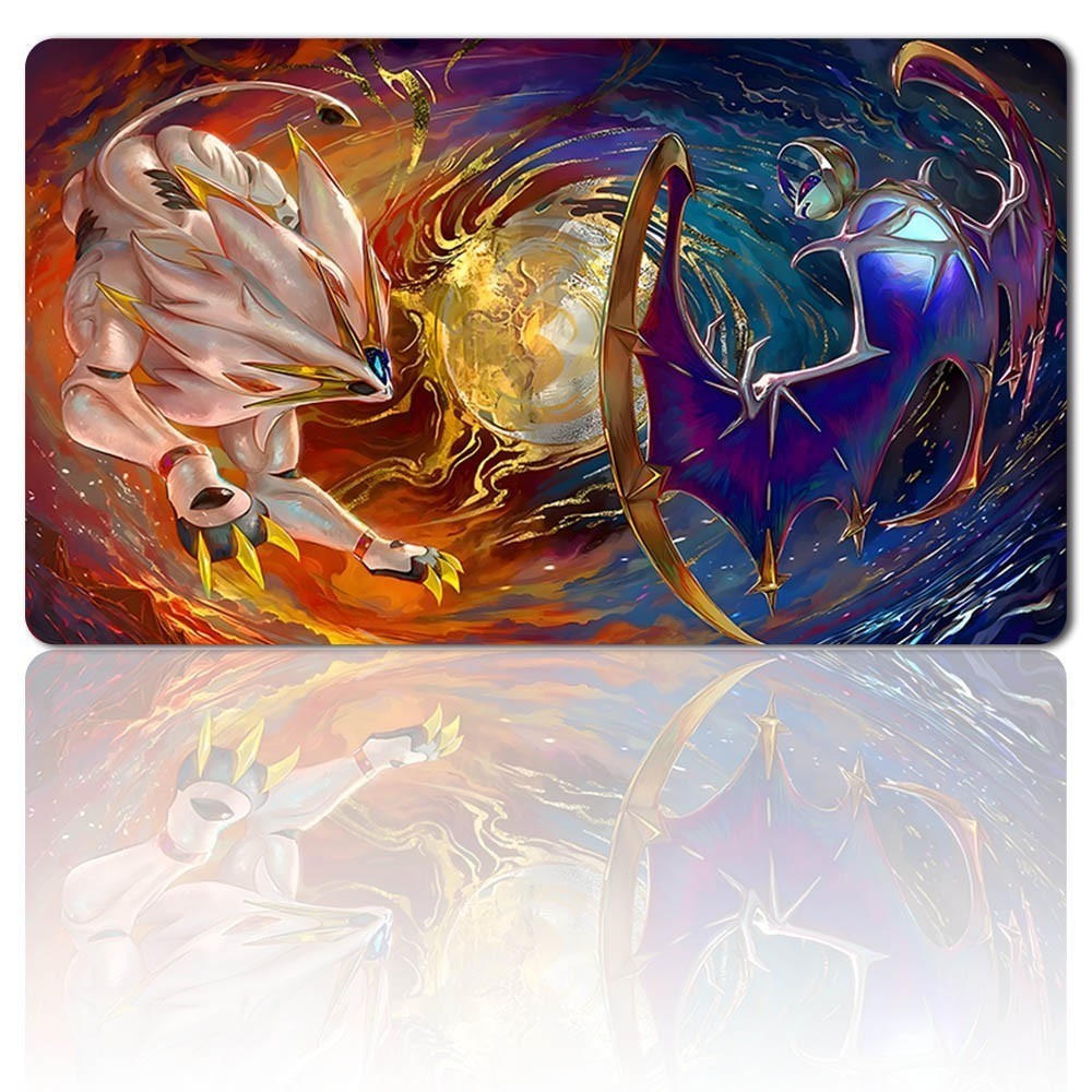Solgaleo Board Game Pokemon Desk Mat Games Mousepad Play Mat of TCG Gift For Fan