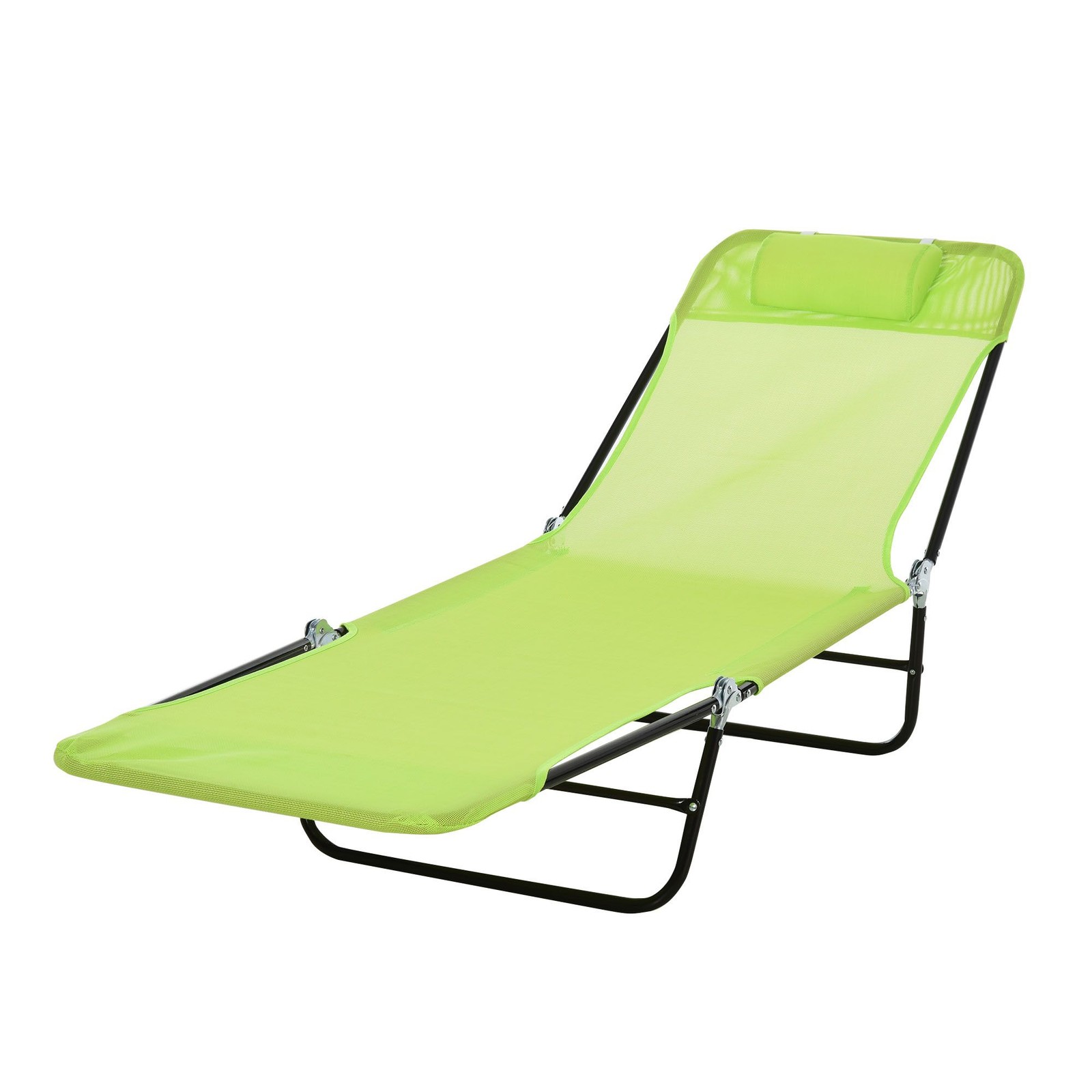 5-Setting Relaxation Chaise with Portable Foldable Design 33.5W x 71.7L