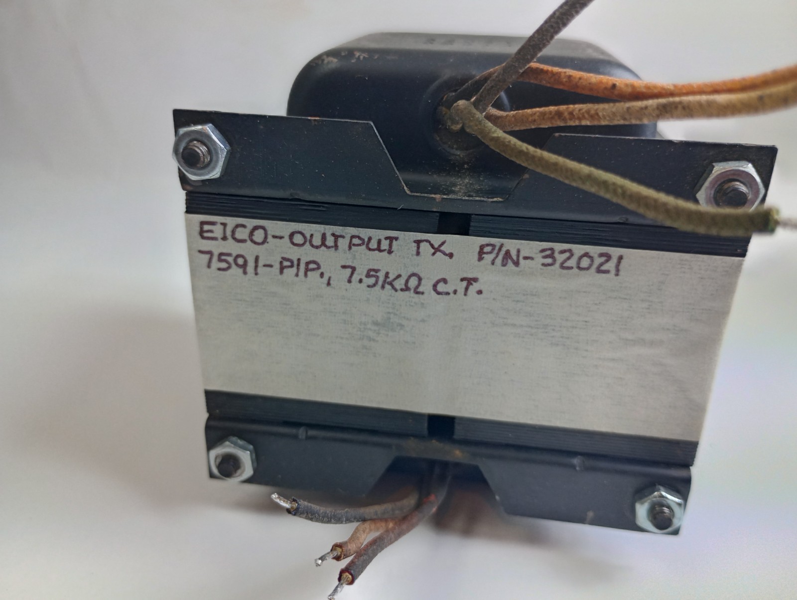 1 Eico 32021 Output Transformer -tests Good -7591P/P
