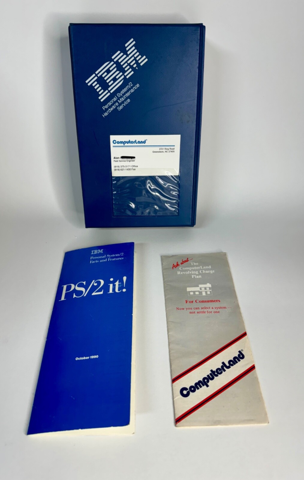 Vintage IBM PS/2 Hardware Maintenance Service Technical Reference Kit - RARE