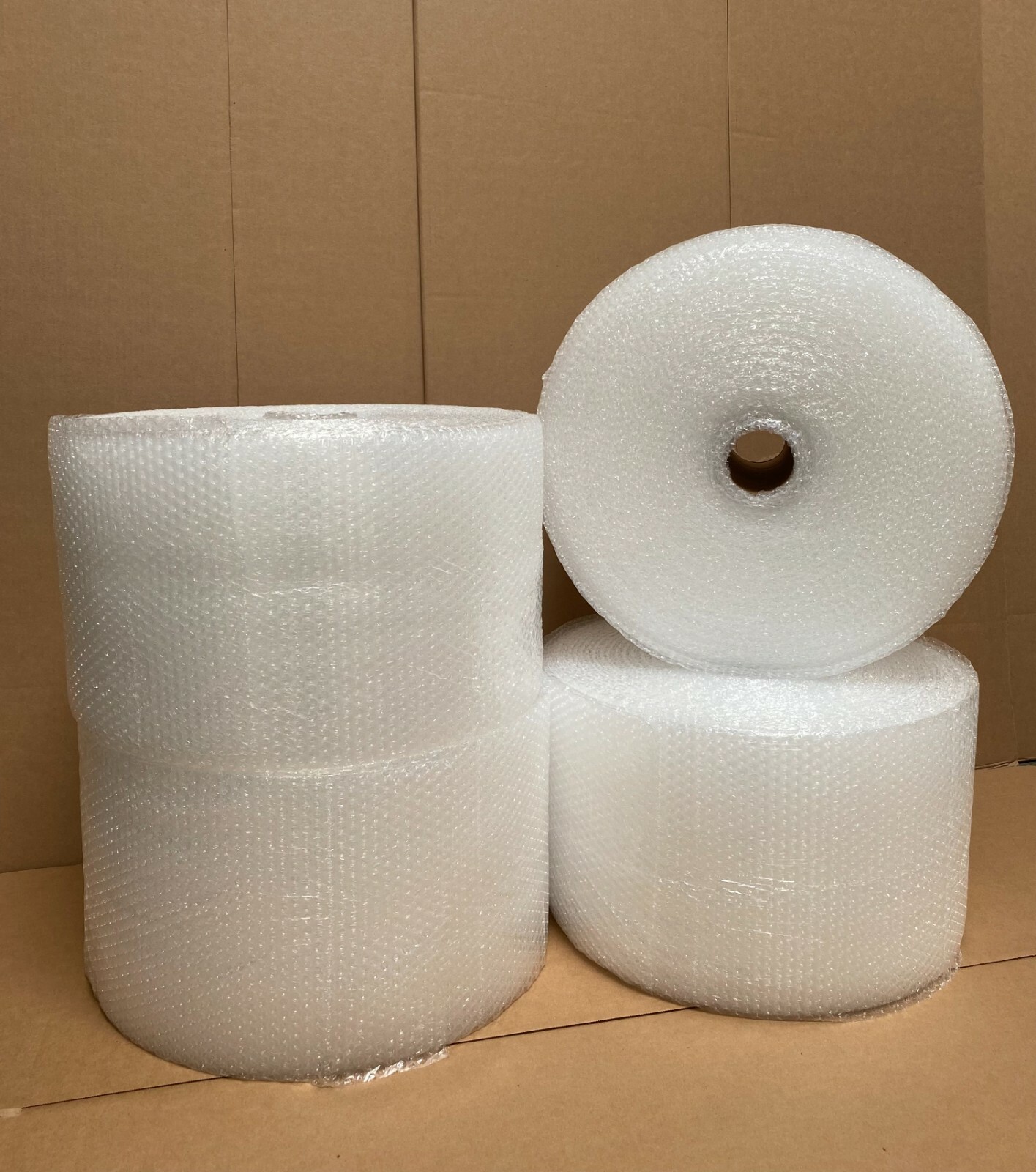 Poly 3/16"x 12" Small Bubbles Cushioning Perforated 1400 ft Protection/Shipping
