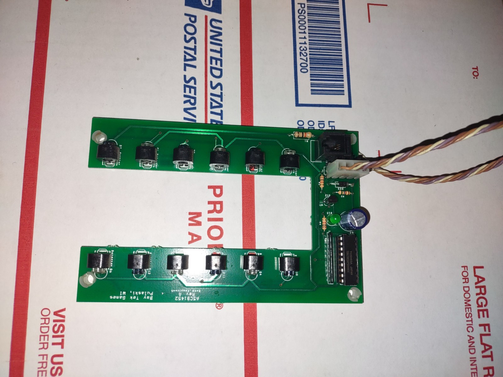 smokin token arcade redemption motor pcb working #200