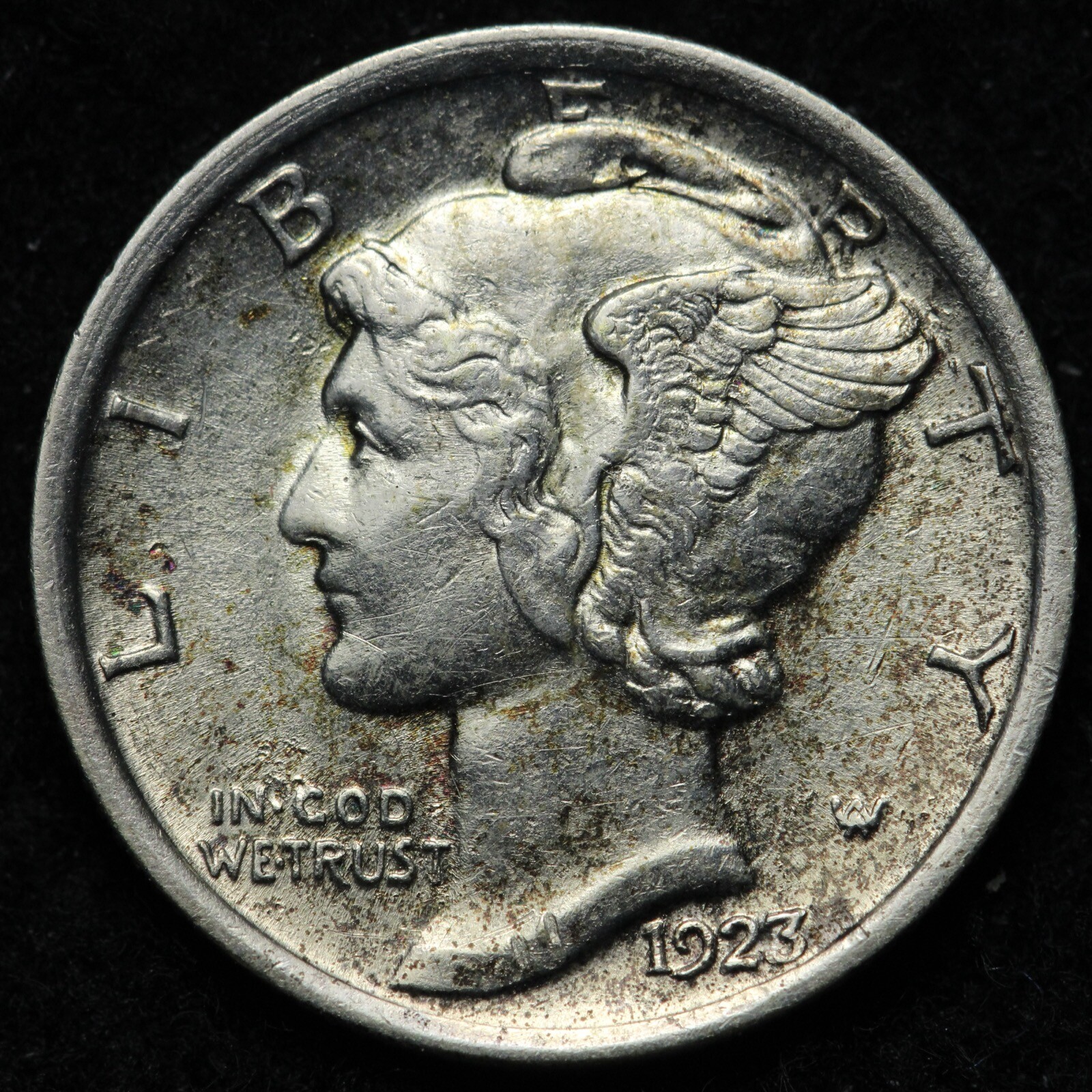 1923 Mercury Silver Dime BU *UNCIRCULATED* MS E253 UDNT