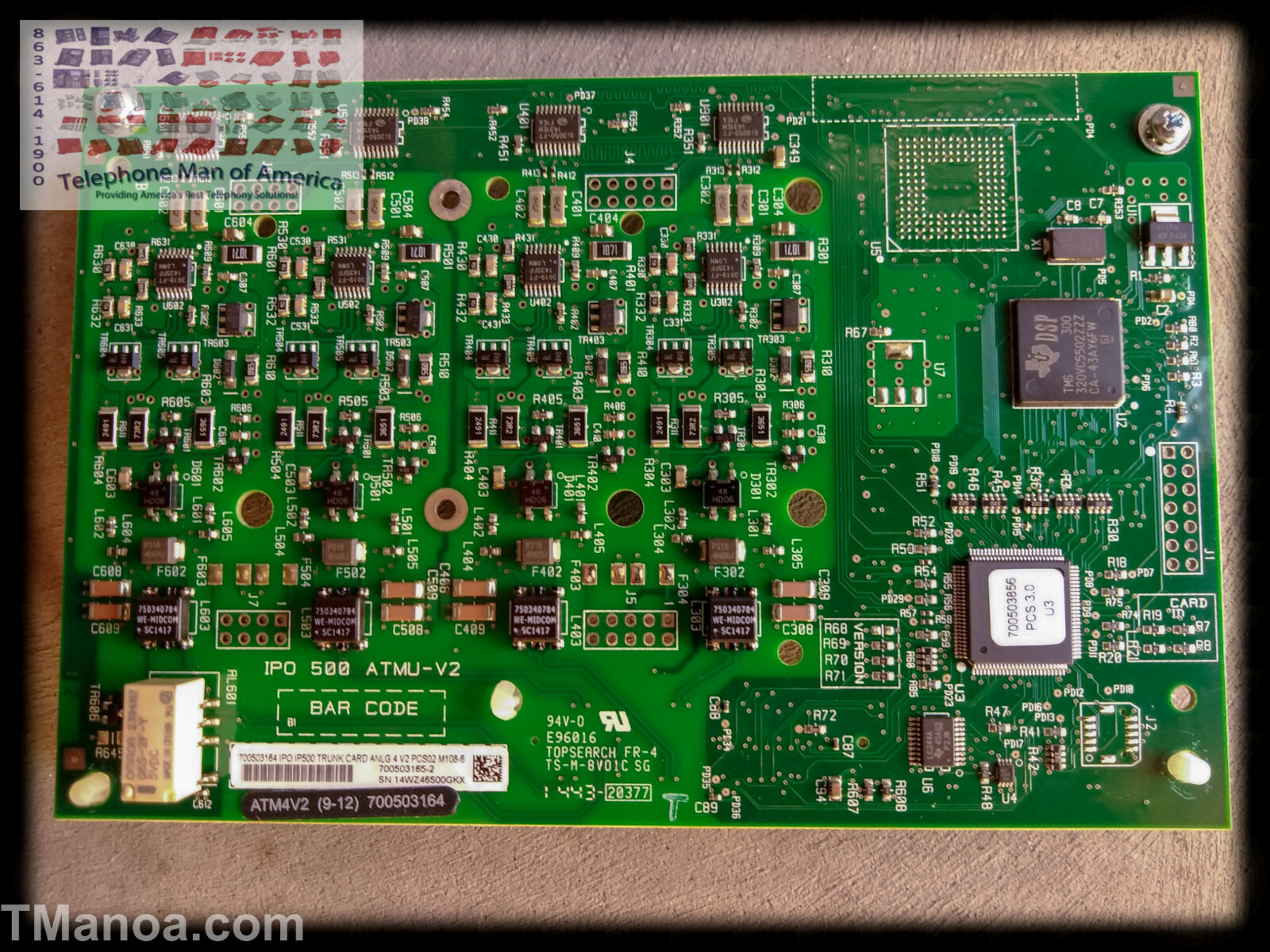Avaya IP Office 500 V2 Trunk Analog 4 Universal Daughter Card 700503164 ATM4U