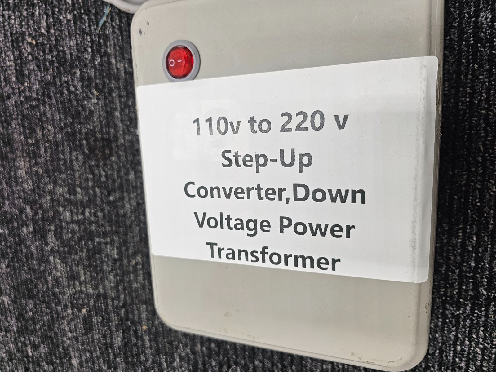 Transformer Voltage Conversion Equipment Converter Adaptor 110V to 220V Step-Up