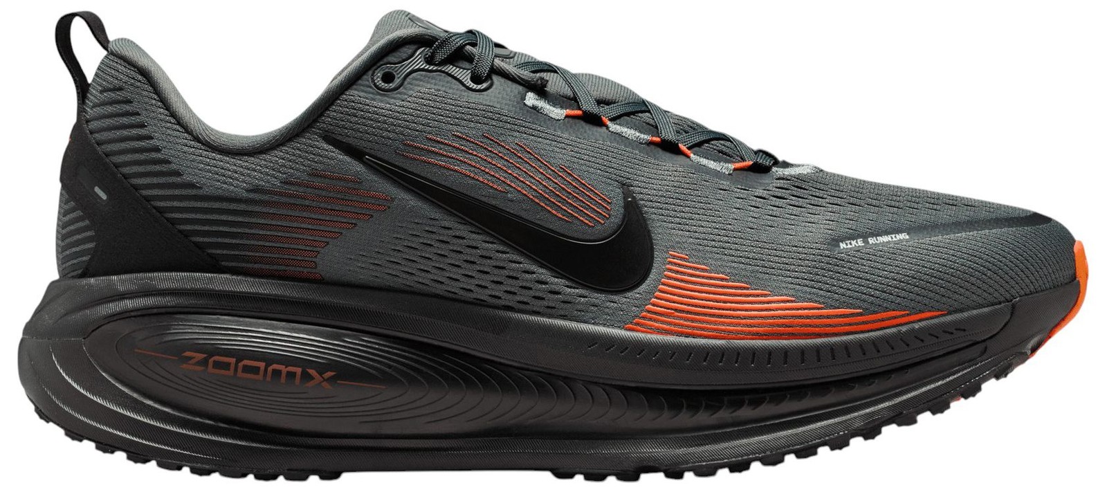 Men's Nike Vomero 18 Grey/Black/Orange Running Shoes 2025 NEW