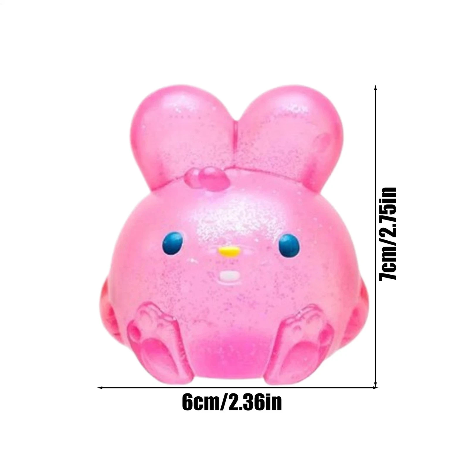 Nee Doh Jelly Hops Scented Super Solid Squish Bunny Random