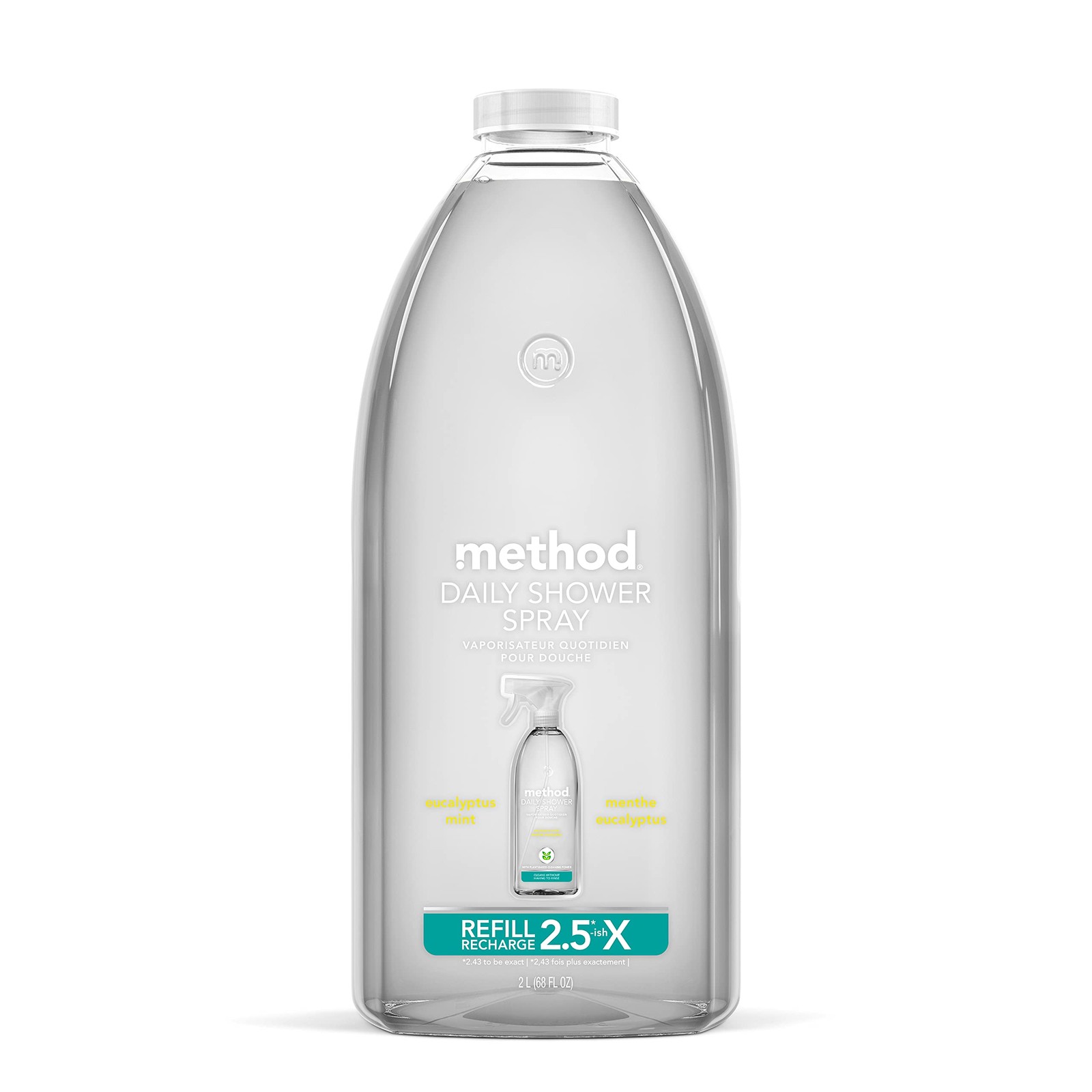 Method Daily Shower Cleaner Refill, Eucalyptus Mint, For 68 Fl Oz (Pack of 1)