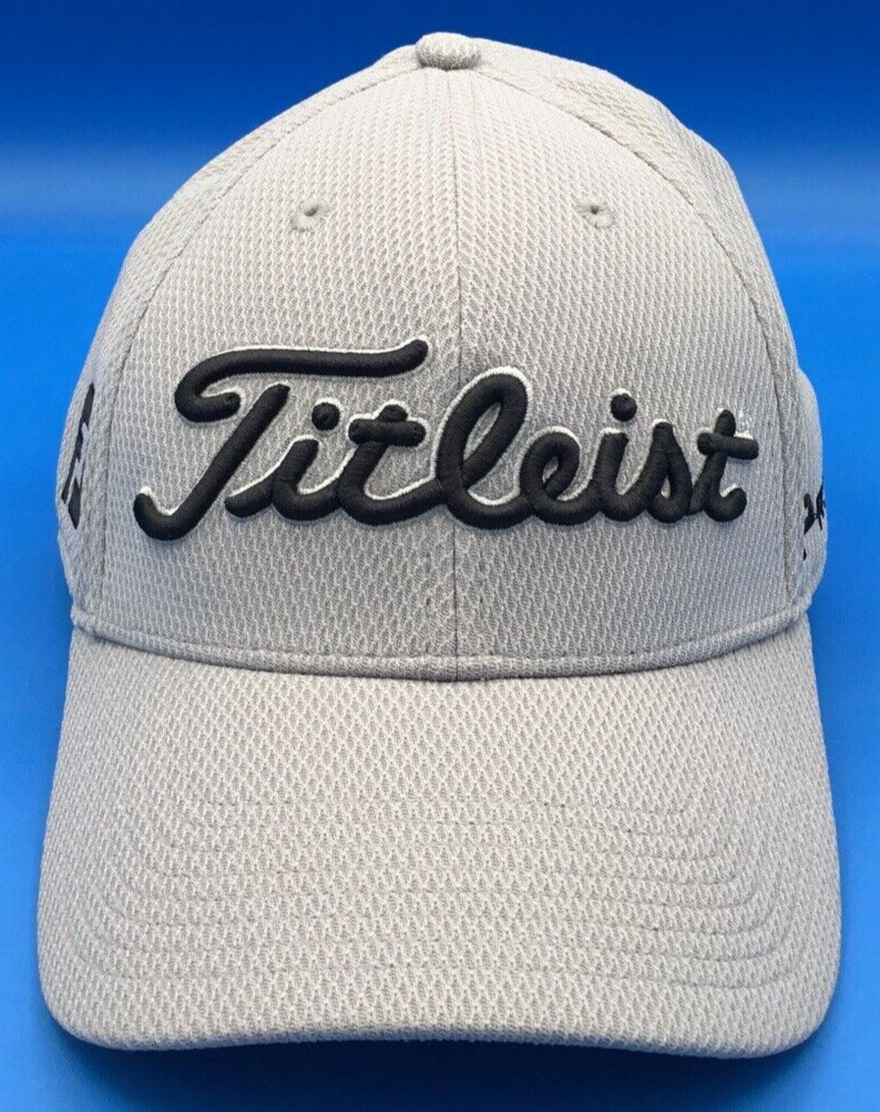 TITLEIST Pro V1 FJ Golf Hat Cap Fitted Gray Size M/L NICE Fast Free Shipping!