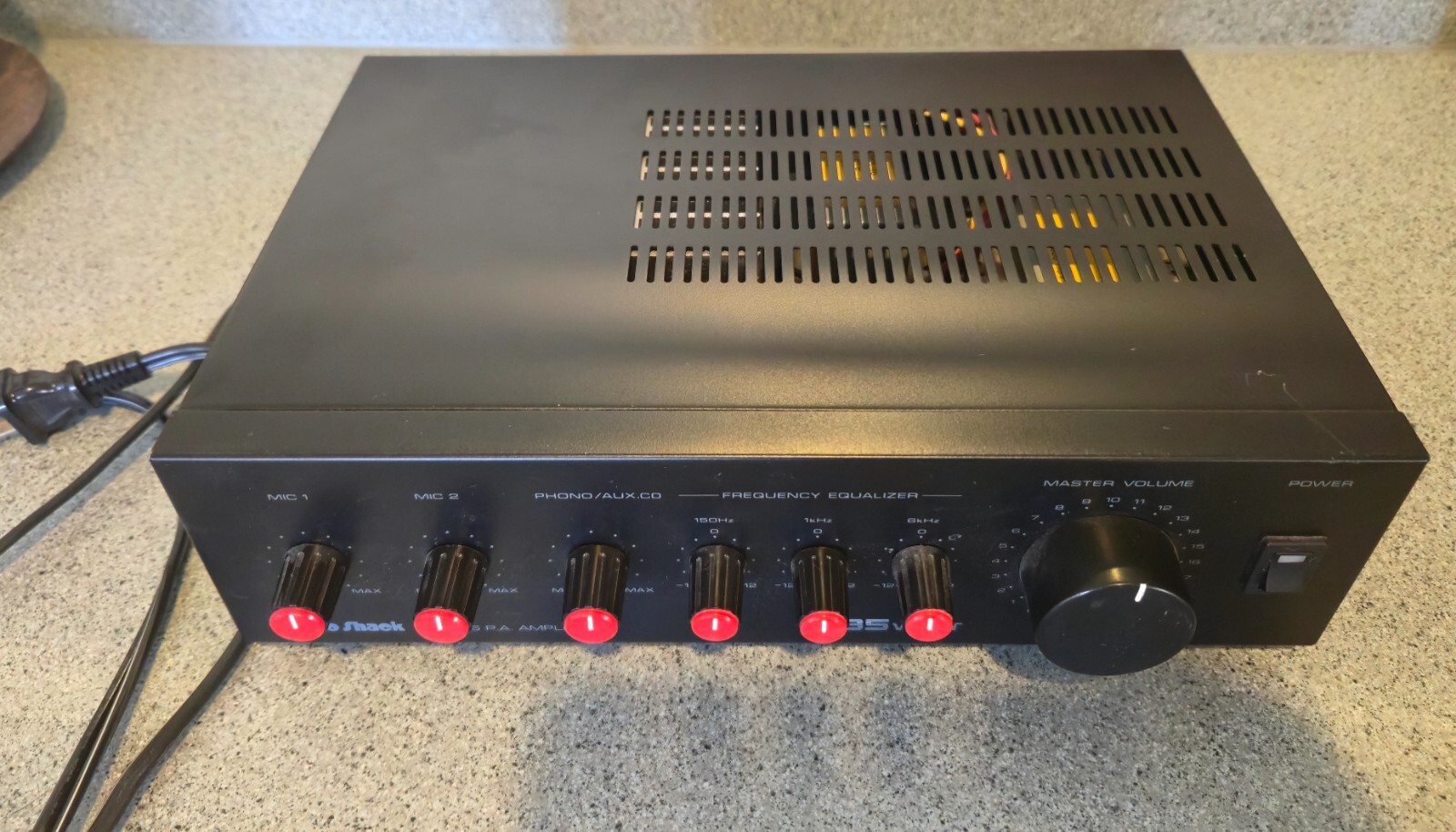 Radio Shack MPA-46 35-Watt PA Amplifier 32-2042 Tested Works