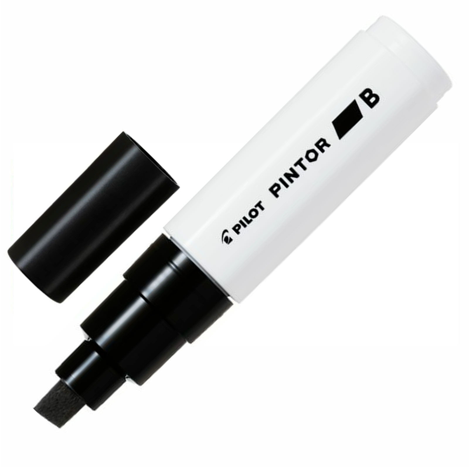 Pilot Pintor Marker Pen Water Based Art Pen 8mm Broad Tip - BLACK
