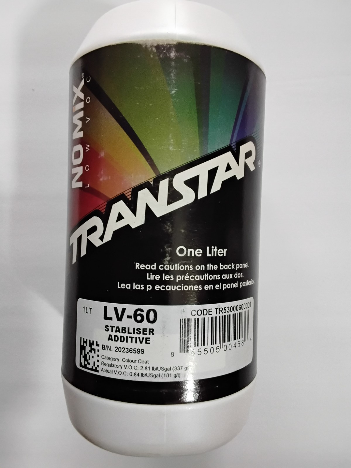 TRANSTAR NOMIX LV60 STABLISER ADDITIVE 1 LITER NEW