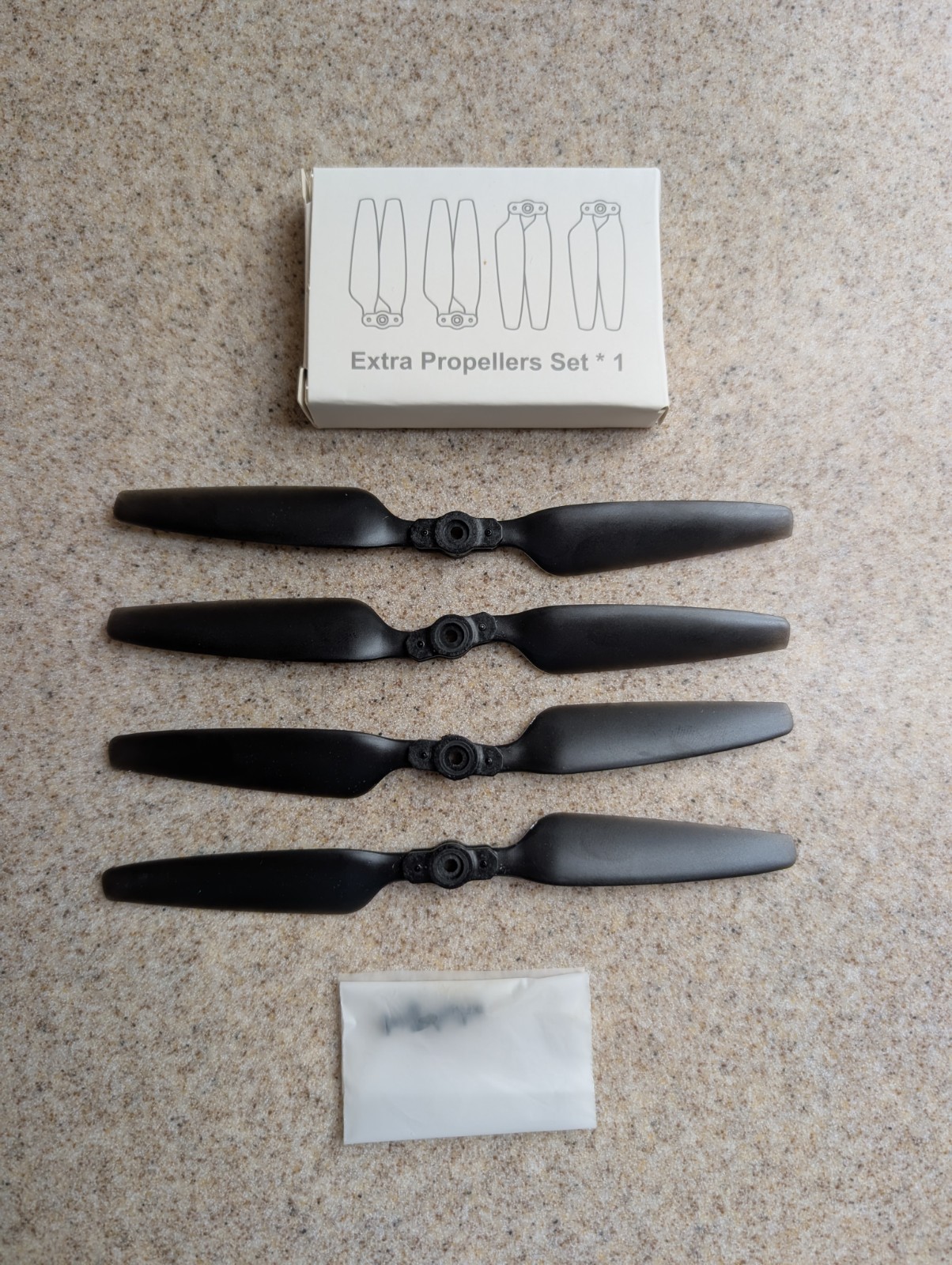 NEW  PROPELLERS  VIVITAR VTI  PHOENIX DRC-LSX10  CAMERA DRONE * STYLE 1* 1 HOLE