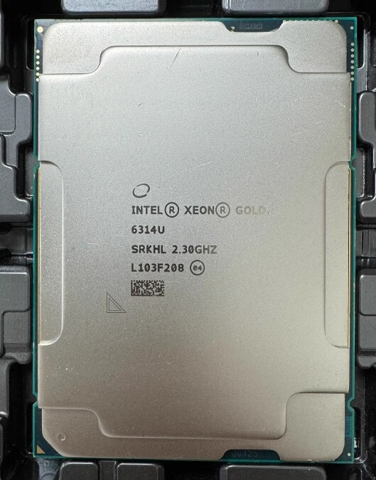 Intel Xeon Gold 6314U SRKHL 32C 2.3GHz 2.9/3.4GHz 48MB 205W LGA4189 DDR4-3200